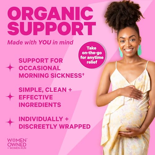 Pink Stork Morning Sickness Sweets, Organic Mango Ginger Candy with