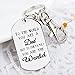 Mens Keychain To the World You Are A Dad Daddy Papa Stainless Steel Keyring