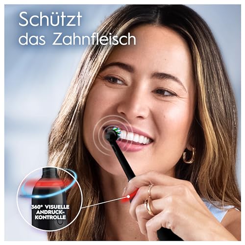 Oral-B Pro Series 3 Elektrische Zahnbürste — Electric Toothbrush, Inkl. 3 Aufsteckbürsten — 3 Putzmodi, Zahnbürste Elektrisch, Designed by Braun, Schwarz thumbnail 3