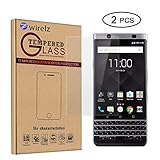 Blackberry Keyone Screen Protector Glass,Zwirelz BlackBerry KEYone Tempered Glass Screen Protector for BlackBerry KEYone- 9H Hardness/Crystal Clear/Anti-Bubble(2-Pack) (Clear blackberry keyone)
