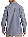 Key Industries Men's Long Sleeve Western Snap Pre-Washed Shirt Big, Blue Chambray, 2X-Large/Tall