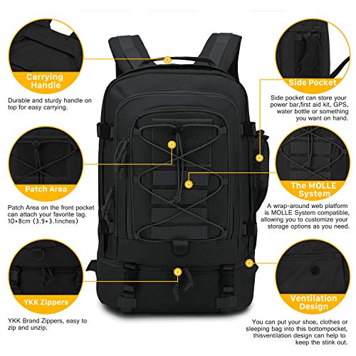 Mardingtop 28L Tactical Backpack Military Backpacks for Motorcycle Molle Hiking Camping