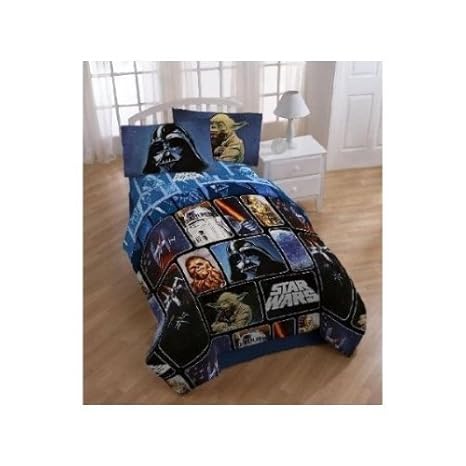 Darth Vader Spacecraft Sheet Comforter Set Star Wars Twin Teen