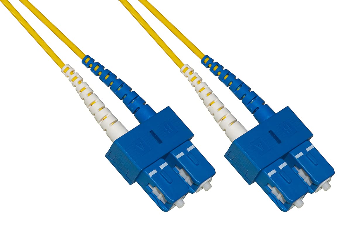 LINK LKSCSC902B Fiber Optic Cable SC to SC Singlemode Duplex 9/125 Mt 2 Bending Insensitive Lszh