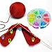 104 PCS Locking Stitch Markers, baotongle Knitting Crochet Locking Stitch Markers Knitting Stitch Counter Crochet Stitch Needle Clip with Compartment Box