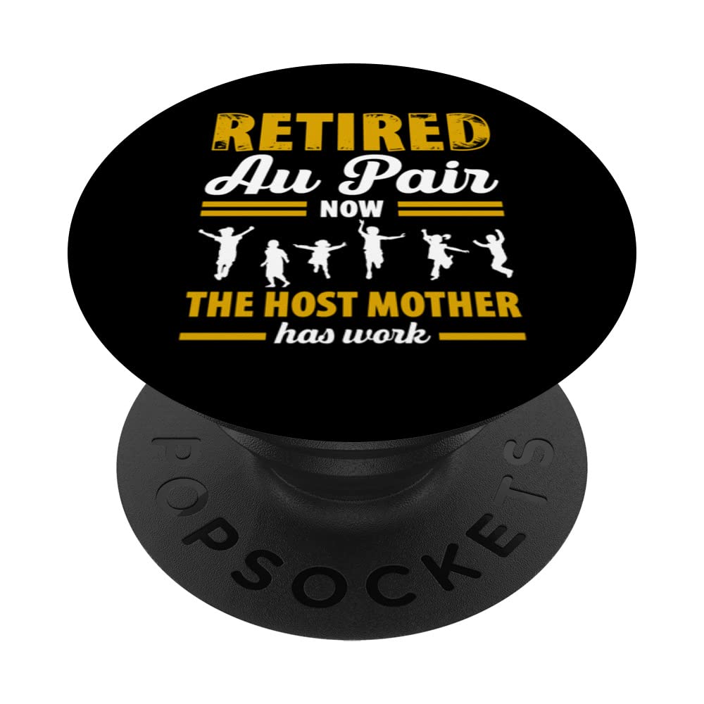 Au Pair For Au-Pair Domestic Worker Childcare Job Abroad PopSockets Swappable PopGrip