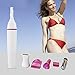 2 in 1 Bikini Trimmer Nose Trimmer Battery Operated Bikini Grooming Kit Mini Portable Design Women Groomer Kit for Bikini Area/Armpit/Arm/Leg