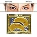 Anti Aging Eye Mask Gold Eye Mask Eye Pads Under Eye Wrinkle Reducer Crystal Collagen Gold Powder Eye Mask 24 karat gold eye treatment mask Eye Wrinkle Mask Eye Gel Best Eye Mask Eye patches 15 count