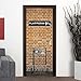 3D Door Decal Door Stickers Decor Door Mural Removable Vinyl Wall Art Door Wall Mural Door Wallpaper for Home Decor