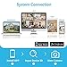 ISOTECT [Newest Strong Version WiFi] Wireless Security Camera System,8CH Full HD 1080P Video Security System, 6pcs Outdoor/Indoor IP Security Cameras, 65ft Night Vision and Easy Remote View, 2TB HDD