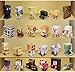 Mattel 24 Pack Complete Case Minecraft Minifigures Set of Mini Figures in Blind Boxes Alex Steve Creeper Horse Ghost Dog Bunny Spider Sheep Cat Zombie Duck Villager Jakolantern Gold Chest Series 3