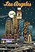 Los Angeles, California, Retro Skyline 47683 (9x12 Art Print, Wall Decor Travel Poster)