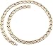 Smarter LifeStyle Elegant Titanium Magnetic Necklace For Neck and Shoulders (Silver & Gold)