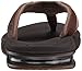 Reef Men's Leather Fanning Sandal, Brown/Brown, 11 M US
