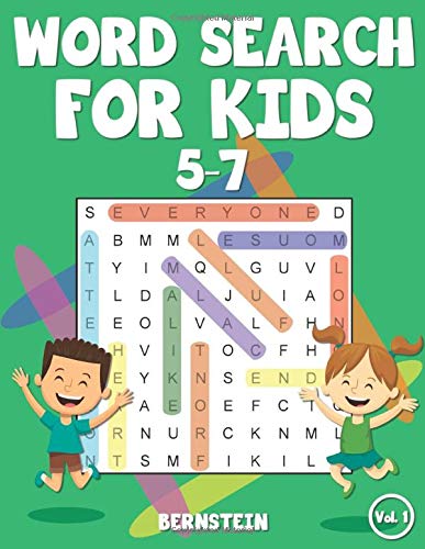 Word Search for Kids 5-7: 200 Word Search Puzzles for Kids 5 to 7 with ...