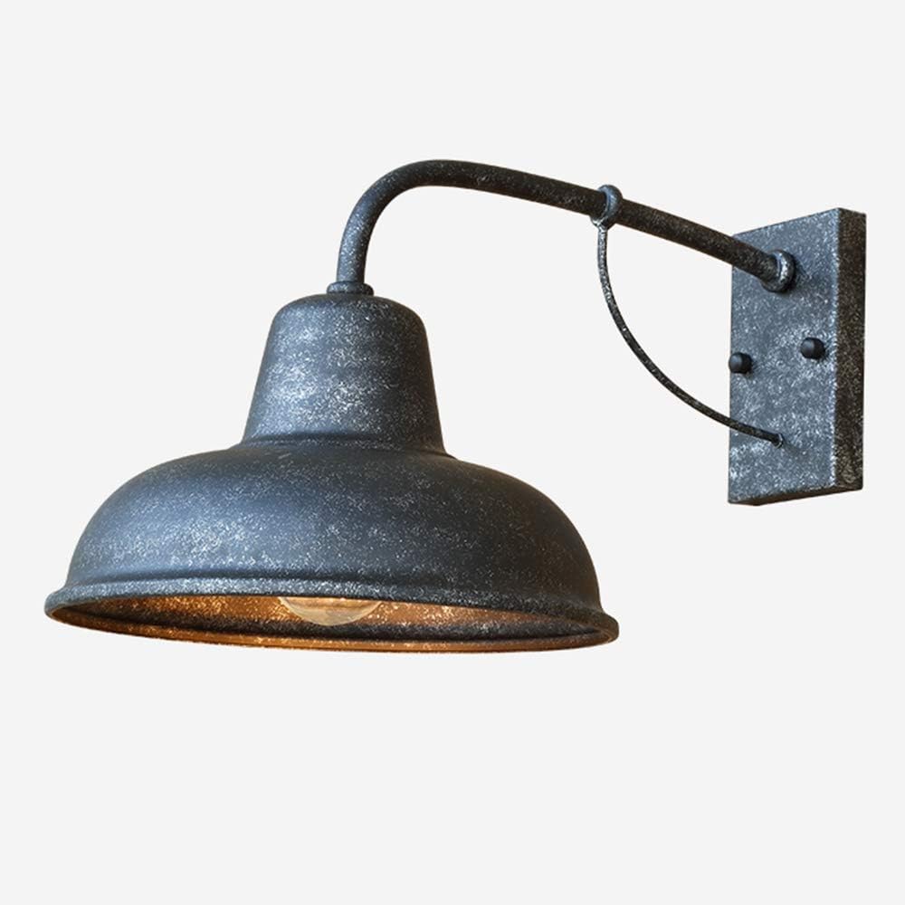 Decoración de muebles Lámpara de pared de plata antigua Iluminación de