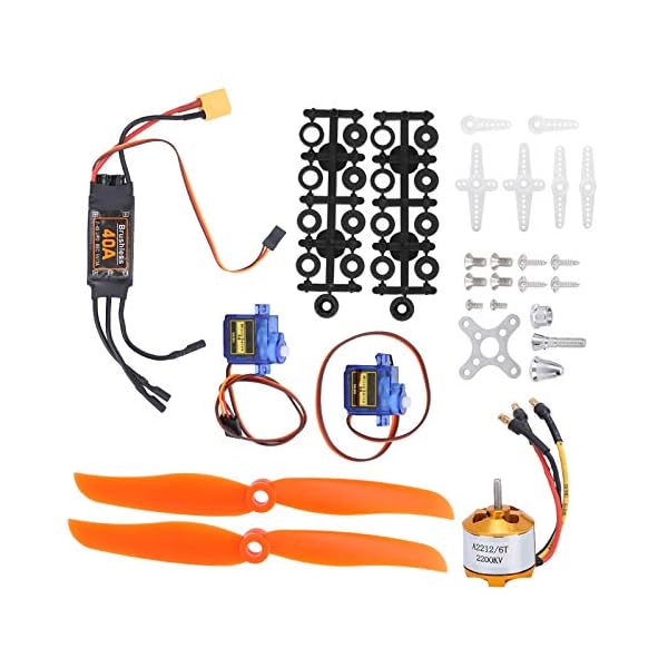RC Flugzeug Motor Flugzeug ESC 40A XT60T ESC RC Flugzeug Zubehör 6035 Propeller Zubehör Kit Langlebig Tragbar für RC… – Bild 8