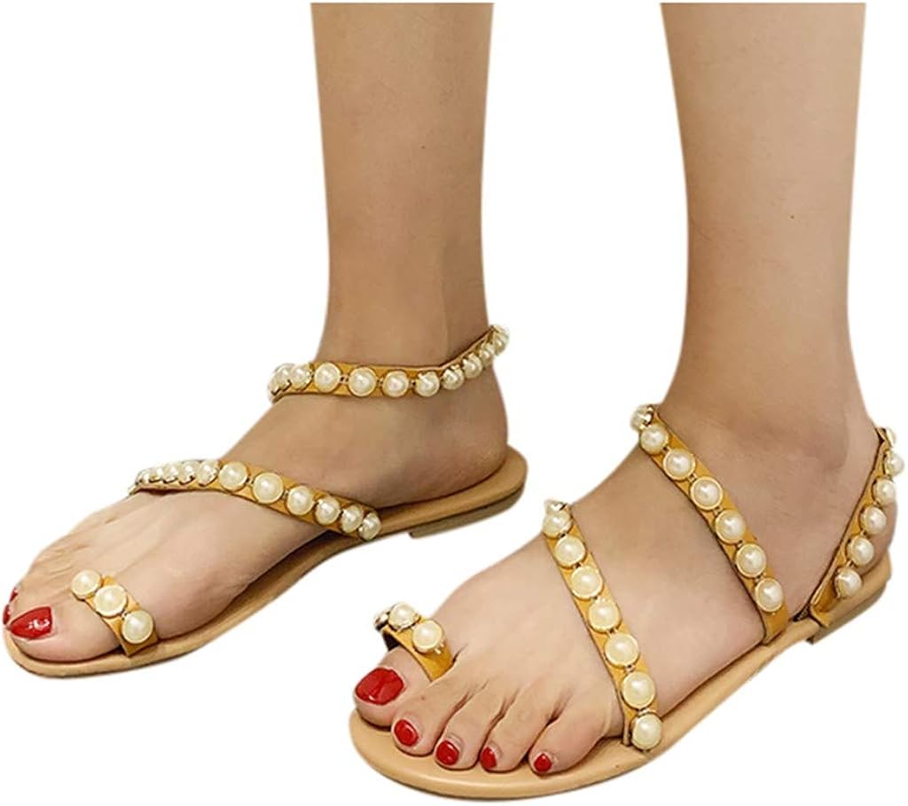 womens flat leather sandals uk