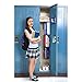 ABRA® 3 Shelf Hanging Locker Organizer for School, Gym, Work, Storage | Wide Shelves 6.5”x 9”| Eco-Friendly Fabric Healthy for Children | Adjustable School Locker Shelf from 3 to 2 Shelves (Navy Blue)