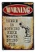 Strosportsandtech Warning No Trespassing Funny Tin Sign Bar Pub Garage Home Art Wall Decor Plaque Retro Vintage