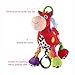 Baby Toys for Car Seat and Infant Stroller Activity, Cute Red Horse Kids Hanging Music Toy for Crib