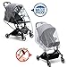 Stroller Rain Cover & Mosquito Net,Universal Baby Jeep Stroller , Protection Against Mosquitos,Clear Windproof Waterproof,Travel Umbrella Cover for Pram,Outdoor Use (Air Holes)