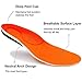 Ailaka Athlete Gel Cushion Neutral Arch Sports Shoe Insoles, Performance Running Inserts for Man & Women