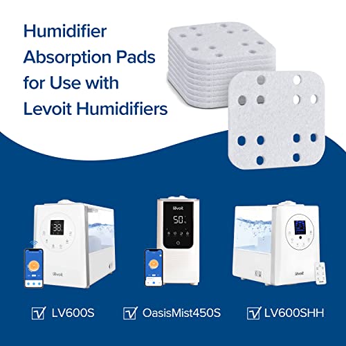 LEVOIT Humidifier Replacement Filters 10Pack, Mineral Absorption Pad