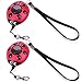 130DB Emergency Personal Alarm Key Chain,iDaye Ladybug-Shaped Safety Guard Supplies,Protection Device with Flash Work for Kids/elderlies/Owls and Adults,Used as a Bag Decoration or Electric Torch