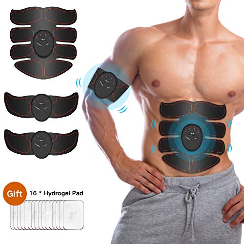 Abs stimulator for men- Muscle Toner Abdominal Toning Belt Fit for Body Arm，Abs Trainer Muscle Toner，Muscle Stimulator，Electrical Muscle Stimulation Abs Stimulator at Home Office Gymnasium or Gym