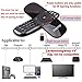 Wechip 2.4G Smart TV Wireless Keyboard Fly Mouse W1 Multifunctional Remote Control for Android TV Box/PC/Smart TV/Projector/HTPC/All-in-one PC/TV (Black)thumb 1