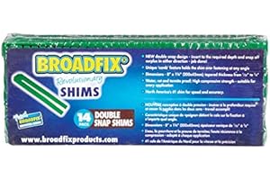Broadfix SW14SW-US Double Snap Shims44; Pack of 14