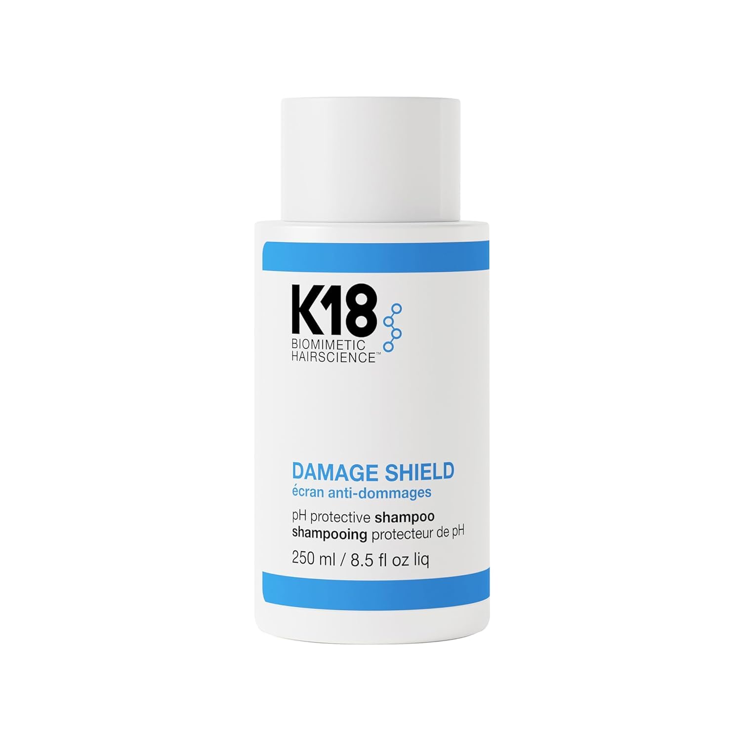 K18 Damage Shield Protective Shampoo, Reduces Frizziness & Tangles, Maintains Hair Health, 250ml