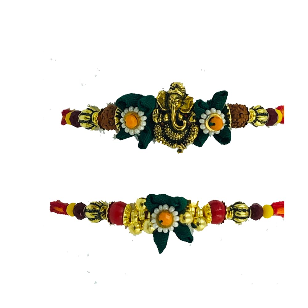 Buy Rakhi for Brother and Bhabhi Rakhi of Ganesha Rakhi with raksha