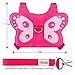 EPLAZA Butterfly-Like Toddler Harnesses with Leashes Anti Lost Wrist Link Wristband for Kids Girls Safety (Pink)