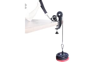 CONBUT Arm Wrestling Training Pulley System Professional, Forearm Workout Table Equipment, Wrist Exerciser Cable Machine
