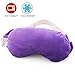 LotFancy Heated Eye Mask for Dry Eyes, Microwavable, Lavender Eye Compress Moist Heat, Cooling Eye Mask for Sleeping, Hot Cold Therapy for Stye, Puffy