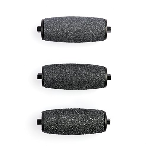 Foot File Replacement Roller HeadsÂ for Removing Tough, Hard Skin and Leaving you with Smooth, Beautiful Feet 3 pieces