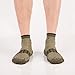 yingDi Copper Socks Moisture Wicking Ankle Sport Socks Size L Green With Brown Welt Pack of 4 pairs …
