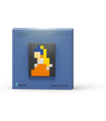 makersspace studio ミニピクセル　オブジェ　Pixel-9M Amazon.com: PIXIO Magnetic Blocks Building Toy in The Pixel Art