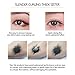 4D Silk Fiber Mascara with Contour Stick,Liquid Long Lasting Waterproof Mascara Black,Smudge Free Lengthening Eyelash For Hypoallergenic Sensitive Eyes,Highlighters Makeup
