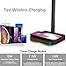 RGB Headphone Stand with Wireless Charger KAFRI Desk Gaming Headset Holder Hanger Rack with 10W/7.5W Fast Charge QI Wireless Charging Pad – Suitable for Gamer Desktop Table Game Earphone Accessoriesthumb 2