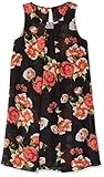 MSK Women's Sleeveless A LINE Dress, Black Peach