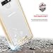 Zizo ION Series Compatible with Samsung Galaxy Note 9 Case Military Grade Drop Tested with Tempered Glass Screen Protector Gold Clear