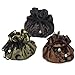 Bucasi Serena Travel Set of 3 Jewelry Organizer Soft Silky Abstract Print (Pouch)