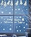 200PCS Christmas Snowflake Window Clings Decal Stickers Winter Wonderland Decorations - White Baubles Bells