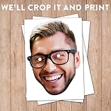 Printster 12 Pack Personalised Photo Face Masks Hen Stag Birthday Party DIY Kit view 3
