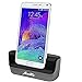 Galaxy Note 4 Charger, Galaxy Note 4 Battery Charging Station, AnoKe USB 3.0 Dual Sync Desktop Charging Docking Station Cradle - Support Charging Spare Battery for Samsung Galaxy note 4 Dock
