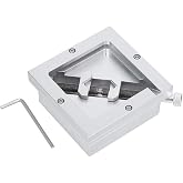 Adjustable BGA Reballing Station Kit HT-90 Aluminum Alloy Stencil Holder for Laptop CPU Phone Repair Diagonal Solder Ball Jig with Drainage Channel 9-43mm