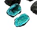 Rock Paradise Mystery Geode Crystals - Dyed Quartz Gemstone Druzy Formation - Crystal Surprise For Collectors, Rockhounds, and Mineral Enthusiasts (Teal)